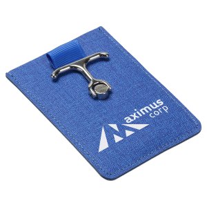 Anchor Grip Faux Leather Phone Wallet