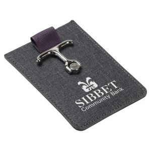 Anchor Grip Faux Leather Phone Wallet