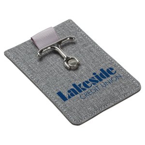 Anchor Grip Faux Leather Phone Wallet