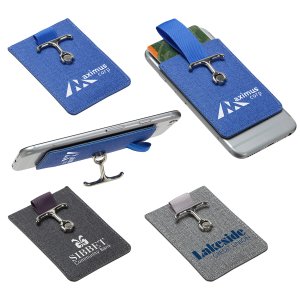 Anchor Grip Faux Leather Phone Wallet