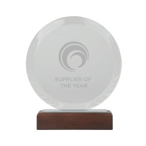 Sequoia Round Crystal Award