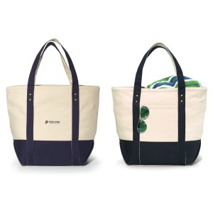 Harbor Breeze Zippered Canvas Tote