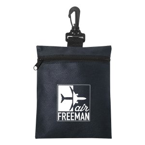 Clip & Zip Non-Woven Pouch