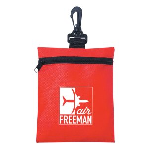 Clip & Zip Non-Woven Pouch