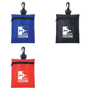 Clip & Zip Non-Woven Pouch