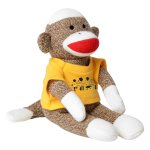 Chelsea Teddy Bear Sock Monkey - 11" Plush