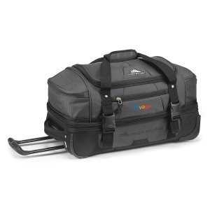 High Sierra Fairlead 22" Drop Bottom Wheeled Duffel