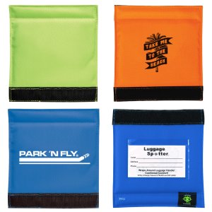 Cushioned Luggage Handle Identifier
