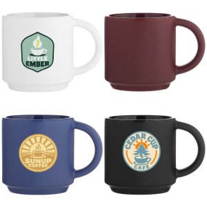 Cafe Style 12 oz Stackable Mug