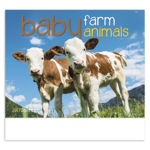 Baby Farm Animals - Stapled Calendar