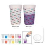 Full Color Color-Change Stadium Cup 16 oz