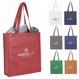 Shimmer Stitch Shopping Tote