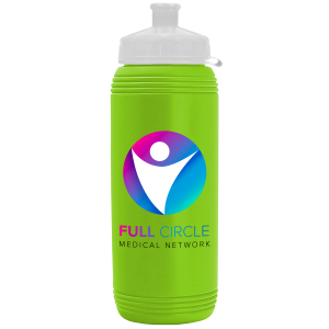 Squirt Sport Bottle with Tethered Push-Pull Lid - 16 oz.