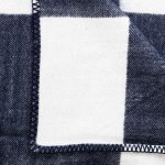 Navy Blue With White