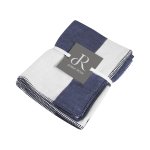 Navy Blue With White