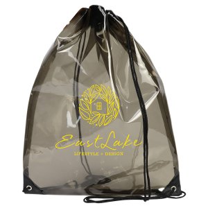 Crystal Dayview Clear Drawstring Pack