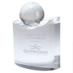 Crystal Globe on Wave Base