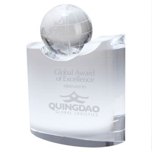 Crystal Globe on Wave Base