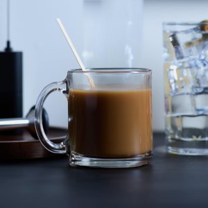 Morning Brew Glass Mug 13.5 oz