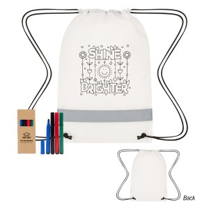 Color & Reflect Drawstring Art Bag Set
