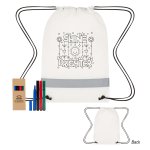 Color & Reflect Drawstring Art Bag Set