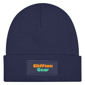 Cuffed Beanie with Cotton Label Patch