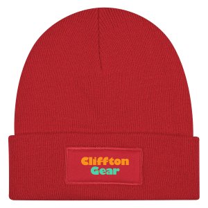 Cuffed Beanie with Cotton Label Patch