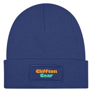 Cuffed Beanie with Cotton Label Patch