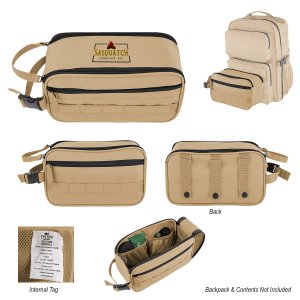 Double-Zip rPET Toiletry Bag