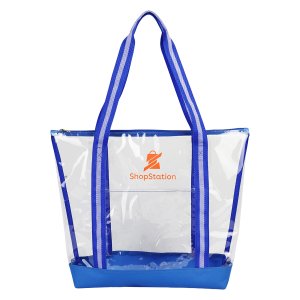 Clear View Zip Tote Bag