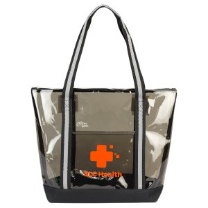 Clear View Zip Tote Bag