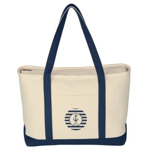 Stowaway Star Cotton Canvas Tote