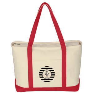 Stowaway Star Cotton Canvas Tote