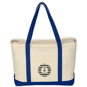 Stowaway Star Cotton Canvas Tote