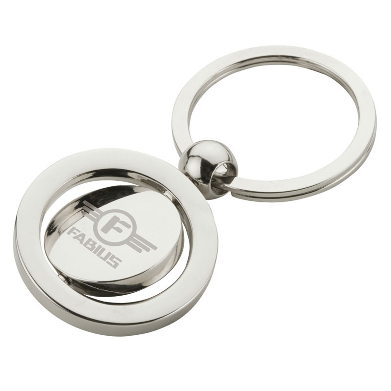 World Traveler Spinning Keyring