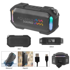 GlowSync Magnetic LED Bluetooth Speaker