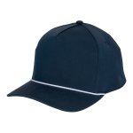 Navy Blue With White
