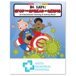 Be Safe: Stop the Spread of Germs Coloring Book