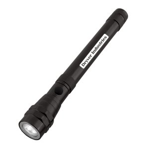 Recycled Aluminum Rechargeable Telescopic Flashlight