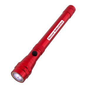 Recycled Aluminum Rechargeable Telescopic Flashlight