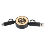 Bamboo Tech 5-in-1 Retractable Charger