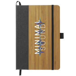 Bamboo & Recycled Leather Notebook