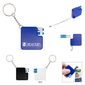 Compact Screwdriver and Bottle Opener Key Chain